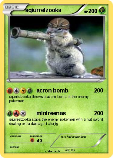 Pokemon sqiurrelzooka
