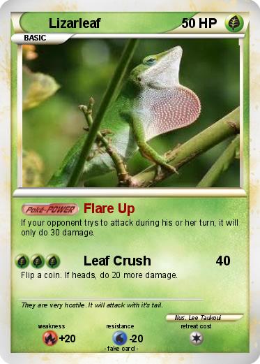 Pokemon Lizarleaf