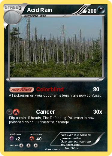 Pokemon Acid Rain