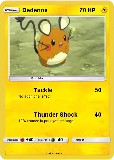 Pokemon Dedenne