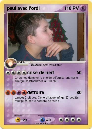 Pokemon paul avec l'ordi