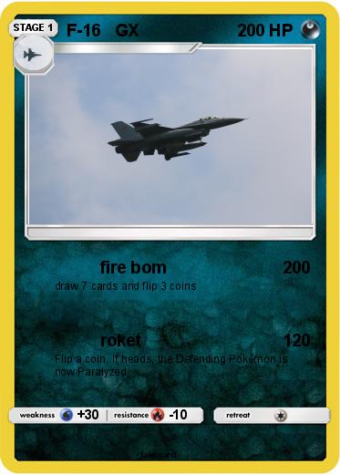 Pokemon F-16   GX