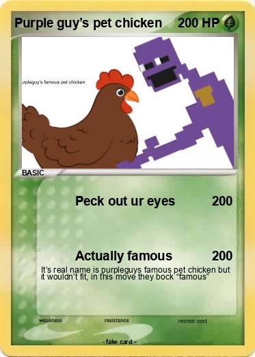 Pokemon Purple guy’s pet chicken