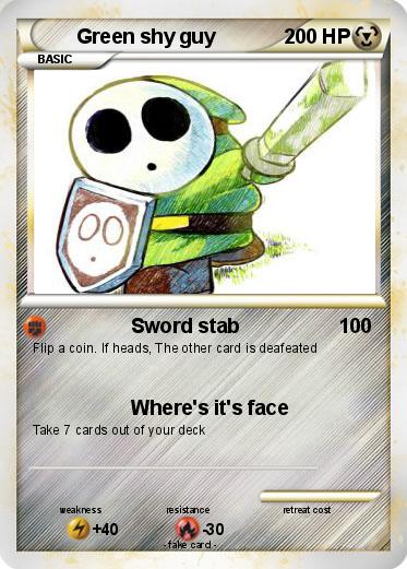 Pokemon Green shy guy