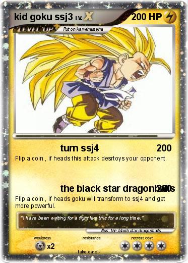 Pokemon kid goku ssj3