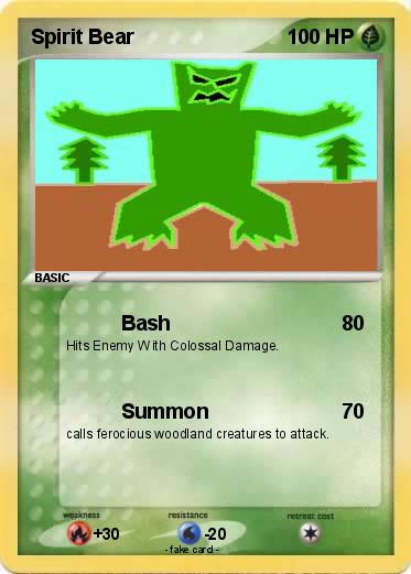 Pokemon Spirit Bear