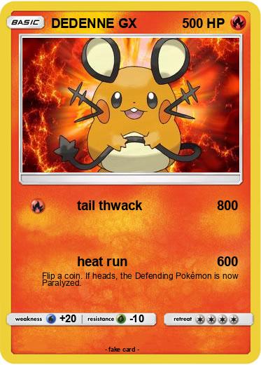Pokemon DEDENNE GX