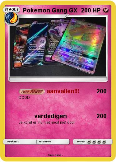 Pokemon Pokemon Gang GX