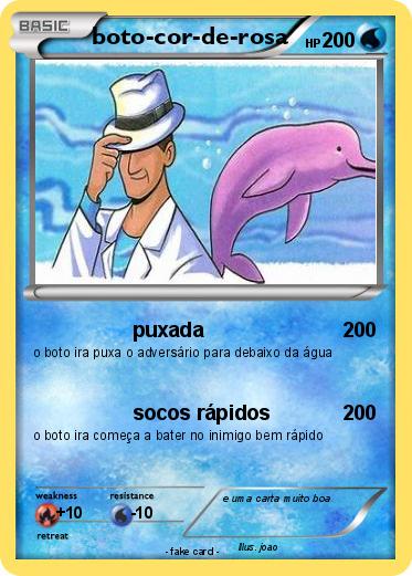 Pokemon boto-cor-de-rosa