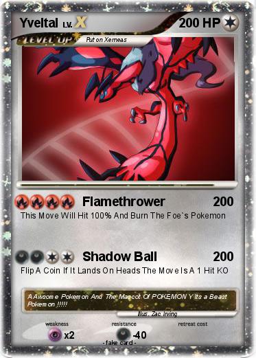 Pokemon Yveltal
