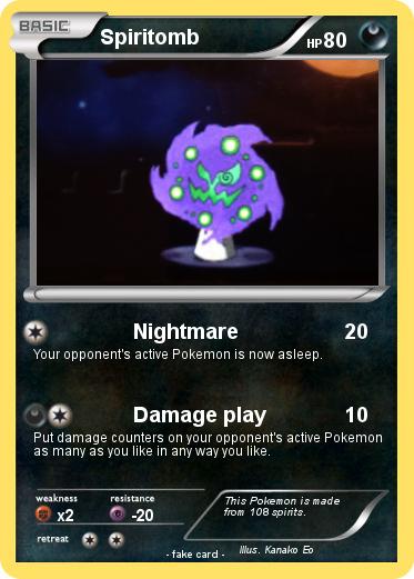 Pokemon Spiritomb