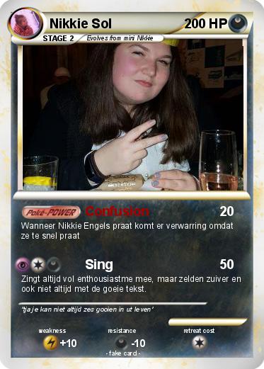 Pokemon Nikkie Sol