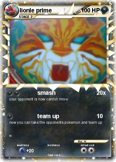 Pokemon lionle prime