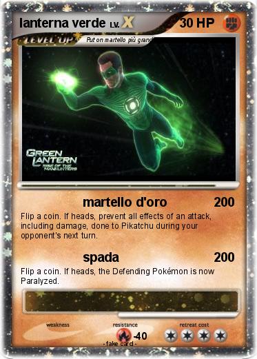 Pokemon lanterna verde