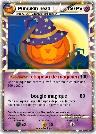 Pokemon Pumpkin head