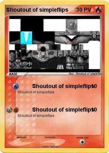 Pokemon Shoutout of simpleflips