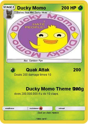 Pokemon Ducky Momo