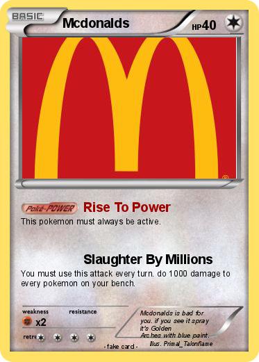 Pokemon Mcdonalds