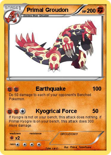 Pokemon Primal Groudon
