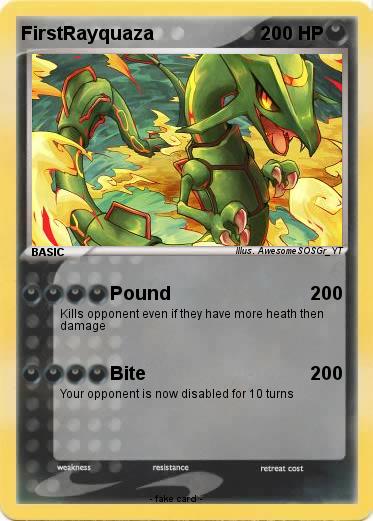 Pokemon FirstRayquaza
