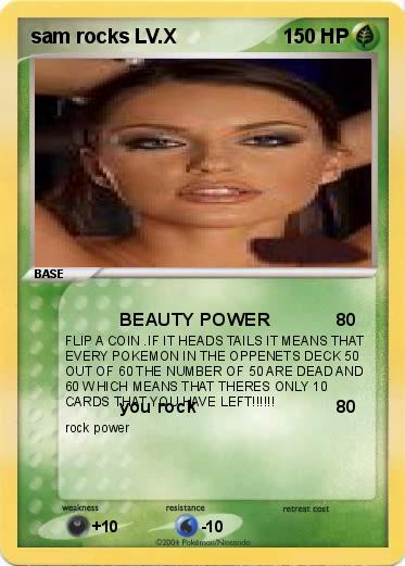 Pokemon sam rocks LV.X