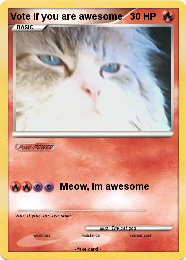 Pokemon Vote if you are awesome