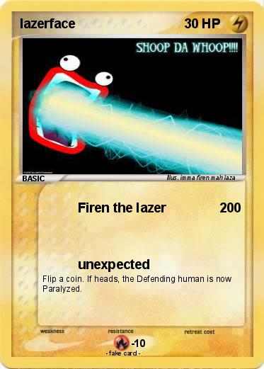Pokemon lazerface
