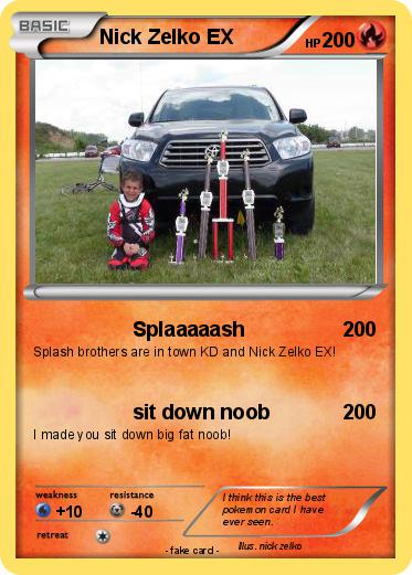 Pokemon Nick Zelko EX