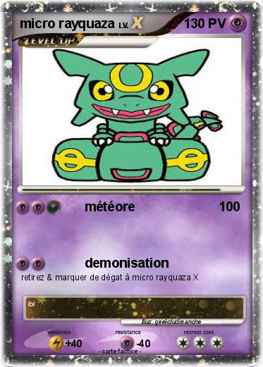 Pokemon micro rayquaza