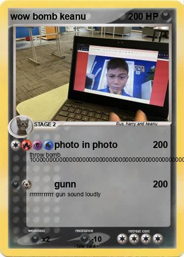 Pokemon wow bomb keanu
