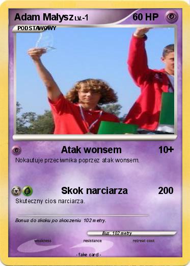 Pokemon Adam Małysz