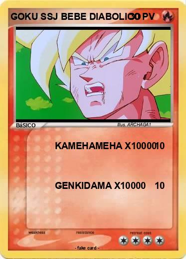 Pokemon GOKU SSJ BEBE DIABOLICO