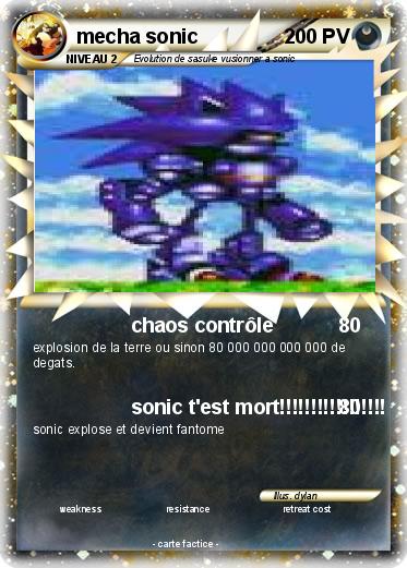 Pokemon mecha sonic