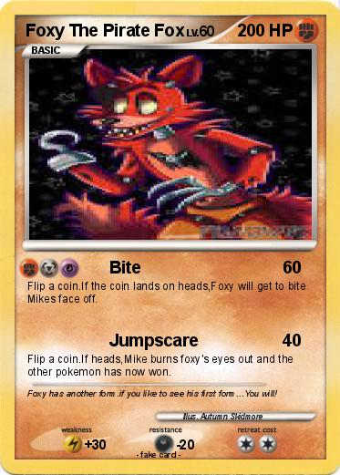 Pokemon Foxy The Pirate Fox