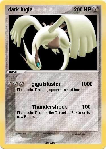 Pokemon dark lugia