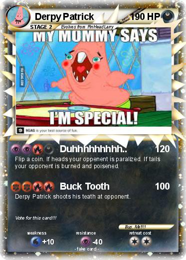 Pokemon Derpy Patrick
