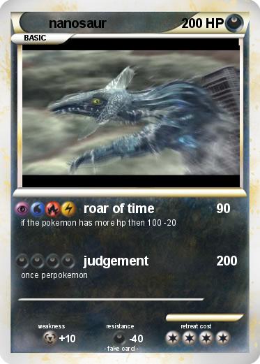 Pokemon nanosaur