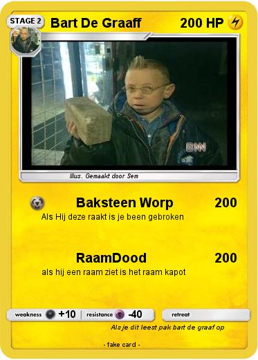 Pokemon Bart De Graaff