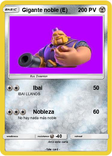 Pokemon Gigante noble (E)