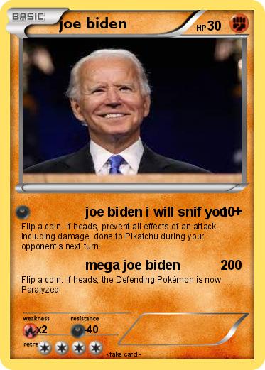 Pokemon joe biden