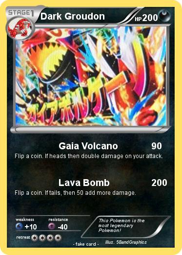 Pokemon Dark Groudon