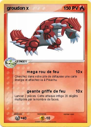 Pokemon groudon x