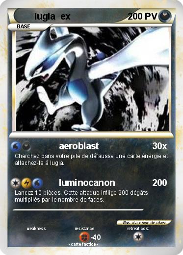 Pokemon lugia  ex