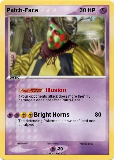 Pokemon Patch-Face