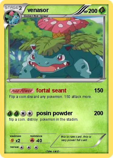 Pokemon venasor