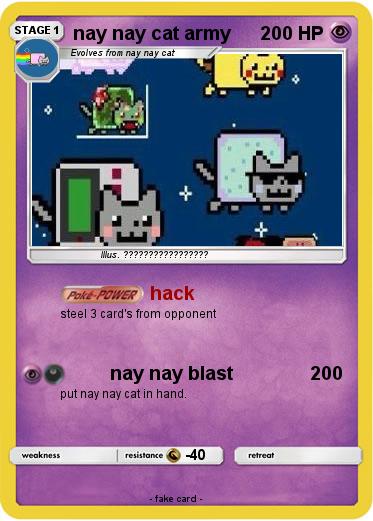 Pokemon nay nay cat army