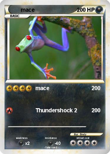 Pokemon mace