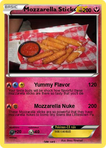 Pokemon Mozzarella Sticks