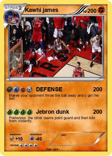 Pokemon Kawhi james