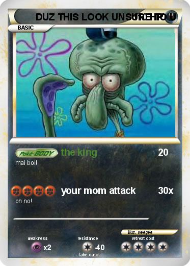 Pokemon DUZ THIS LOOK UNSURE TO U